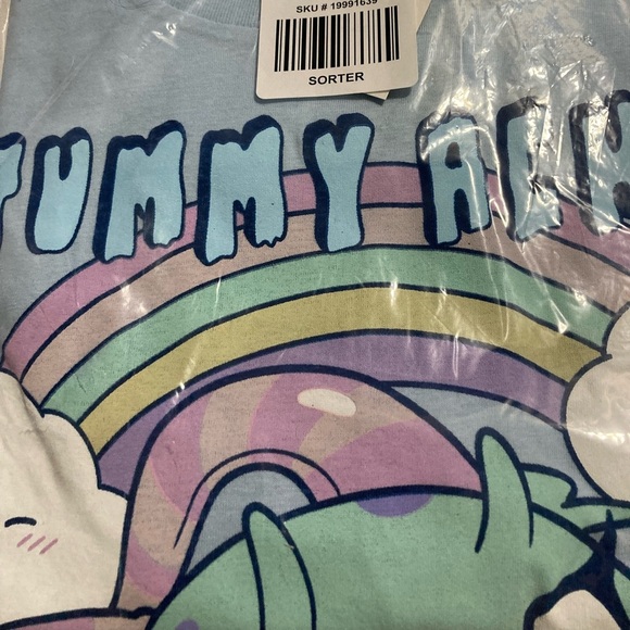 Retired! Pastel Creature Tummy Ache T-Shirt By Toon Lord - Picture 2 of 2